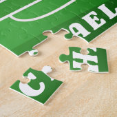 Veldillustratie padvinderspeler & Kinder naam Legpuzzel (Zijkant)