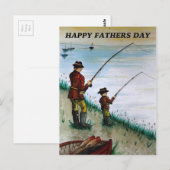 Veldkaart voor vaders dag briefkaart (Voorkant / Achterkant)