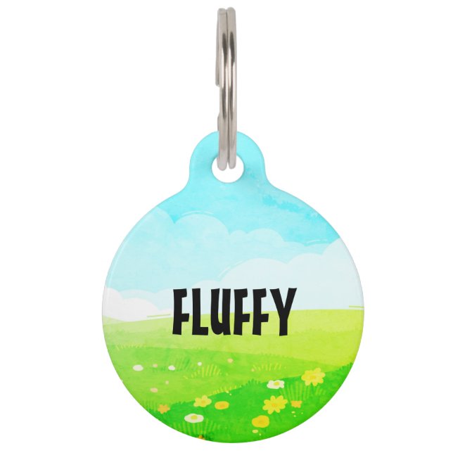  veldlente huisdierpenning (Voorkant)