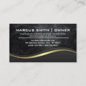 Veldlijn onroerend goed Stad Visitekaartje (Achterkant)