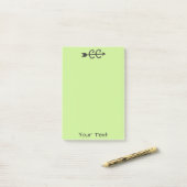 veldloopsymbool post-it® notes (Op bureau)