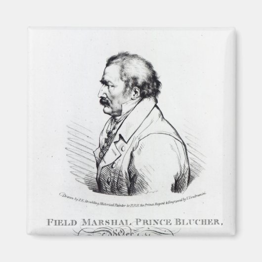 Veldmaarschalk Prince Blucher of Wahlstadt Magneet (Voorkant)