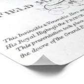 Veldmaarschalk Prince Blucher of Wahlstadt Poster (Hoek)