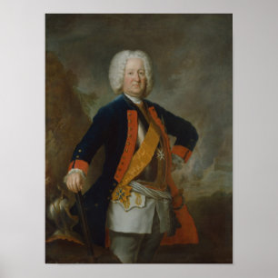 Veldmaarschalken graaf Finck von Finckenstein Poster