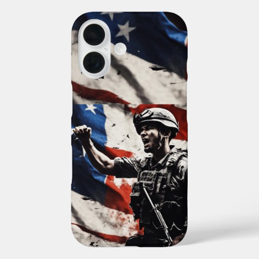 Veldmaarschalkstandaard Case-Mate iPhone Case (Achterkant)