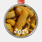 veldmaisoogst metalen ornament (Voorkant)