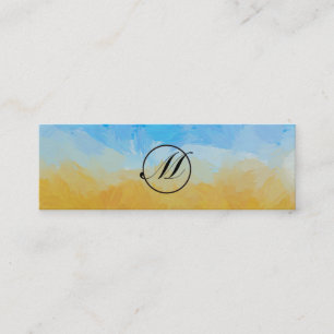 Veldmonogram Mini Visitekaartje