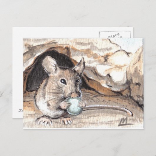 Veldmuis Briefkaart (Voorkant / Achterkant)