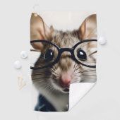 Veldmuis met bril golfhanddoek (Insitu)