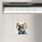 Veldmuis met bril magneet (Insitu (Vaatwasser))