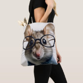 Veldmuis met bril tote bag (Dichtbij)