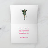 Veldnamekaart voor bloemen kaart (Binnen)