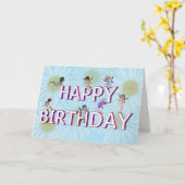 Veldnamekaart voor bloemen kaart (Gele Bloem)