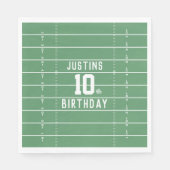 Veldnummer van het Football van de sport op de thu Servet (Voorkant)