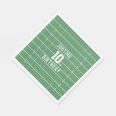 Veldnummer van het Football van de sport op de thu Servet (Hoek)