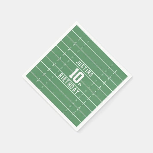 Veldnummer van het Football van de sport op de thu Servet (Hoek)