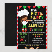 Veldnummer van Pizza Kleine chef Kaart (Voorkant / Achterkant)