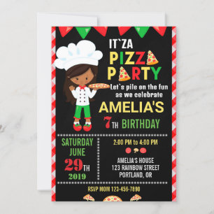 Veldnummer van Pizza Kleine chef Kaart