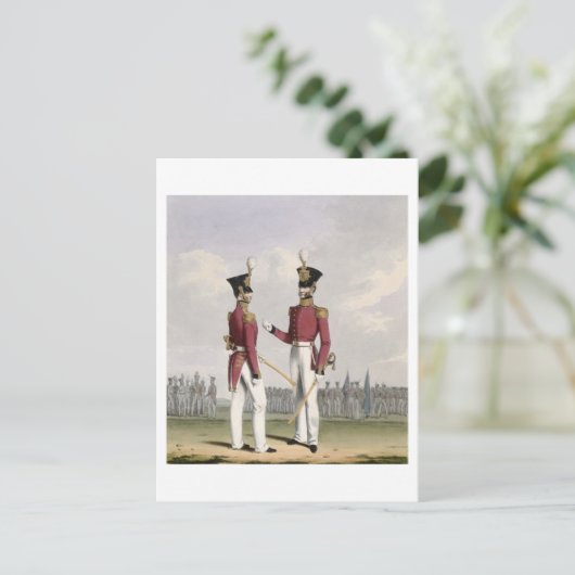 Veldofficieren van de Koninklijke Mariniers, bord  Briefkaart (Staand voorkant)