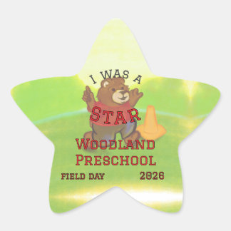 Veldprijstickers Ster Sticker