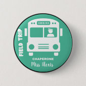 Veldreis Chaperone - Monogram Naam - Aanpassen Ronde Button 5,7 Cm (Voorkant)