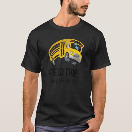 Veldreis iedereen Magic School Bus Science leraar T-shirt (Voorkant)