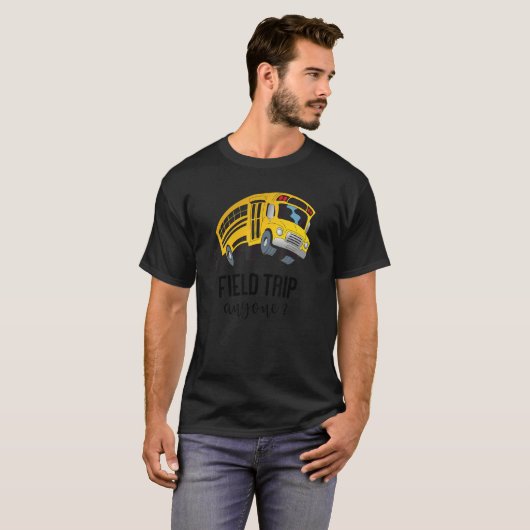 Veldreis iedereen Magic School Bus Science leraar T-shirt (Voorkant volledig)