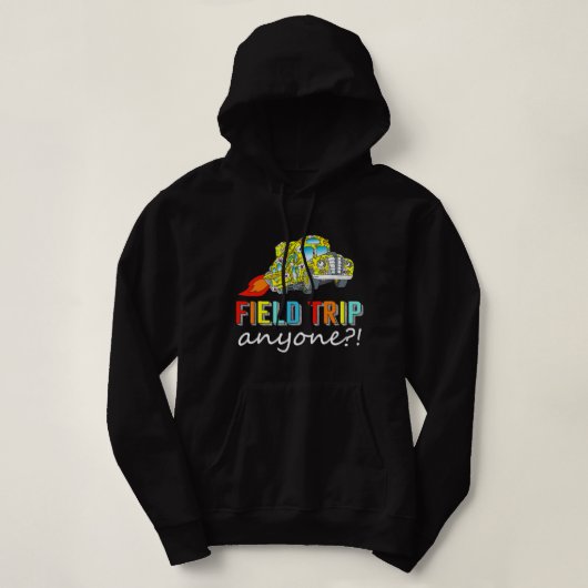 Veldreis iedereen Magic School Bus Seatbels Elke Hoodie (Design voorkant)