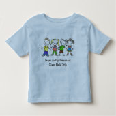 Veldritten voor klasse kinder shirts (Voorkant)