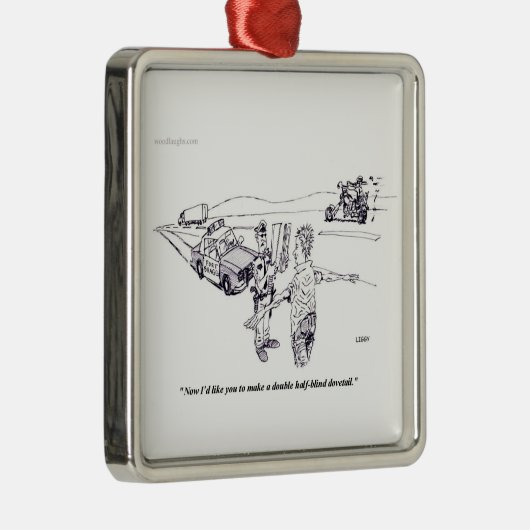 Veldschermtest Square Ornament (Rechts)