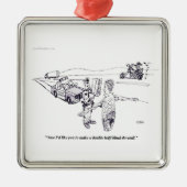 Veldschermtest Square Ornament (Voorkant)