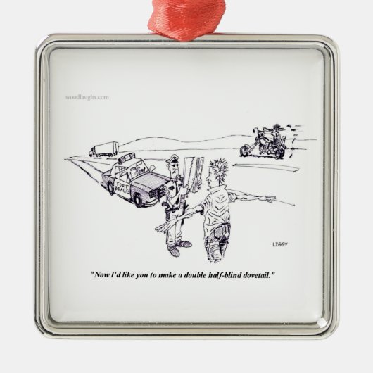 Veldschermtest Square Ornament (Voorkant)