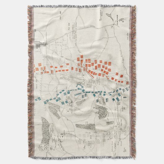  veldslagen in Newbury en de burgeroorlog Deken (Voorkant Verticaal)