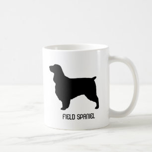 Veldspaniel Hondenras Silhouettes Custom Koffiemok