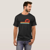 veldspaniel Retro-premie T-shirt (Voorkant volledig)