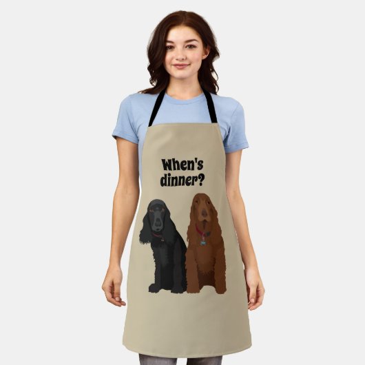 Veldspaniel, Schattige honden wanneer is het avond Schort (Gedragen)