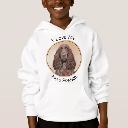 Veldspaniel schilderen - Kute Original Dog Art (Voorkant)
