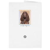 Veldspaniel schilderen - Kute Original Dog Art (Achterkant)