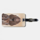 Veldspaniel schilderen - Kute Original Dog Art Bagagelabel (Achterkant horizontaal)