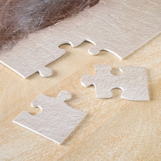 Veldspaniel schilderen - Kute Original Dog Art Legpuzzel (Zijkant)