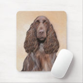 Veldspaniel schilderen - Kute Original Dog Art Muismat (Met muis)