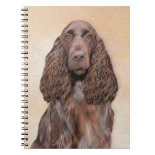 Veldspaniel schilderen - Kute Original Dog Art Notitieboek