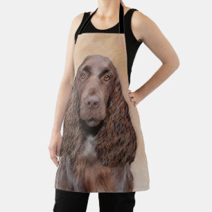 Veldspaniel schilderen - Kute Original Dog Art Schort