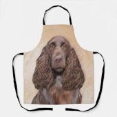 Veldspaniel schilderen - Kute Original Dog Art Schort (Voorkant)