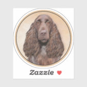 Veldspaniel schilderen - Kute Original Dog Art Sticker (Vel)