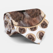 Veldspaniel schilderen - Kute Original Dog Art Stropdas (Opgerold)