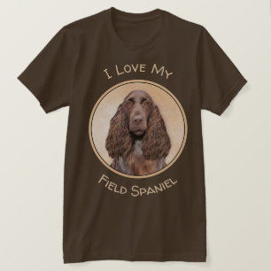 Veldspaniel schilderen - Kute Original Dog Art T-shirt