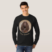 Veldspaniel schilderen - Kute Original Dog Art T-shirt (Voorkant volledig)