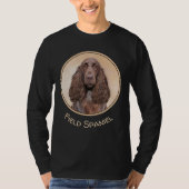 Veldspaniel schilderen - Kute Original Dog Art T-shirt (Voorkant)