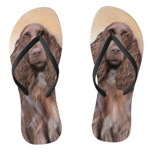 Veldspaniel schilderen - Kute Original Dog Art Teenslippers